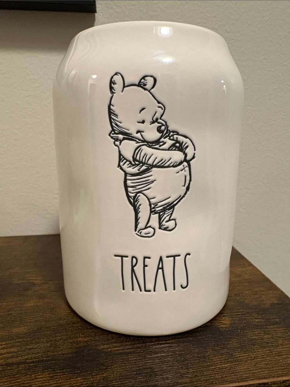 Rae Dunn Winnie-the-Pooh Treats Ceramic Canister